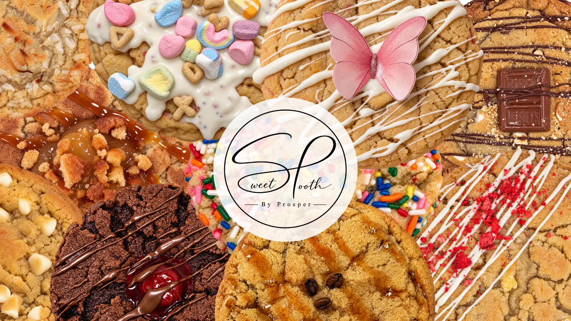 An assortment of stuffed cookies from Sweet Tooth by Prosper